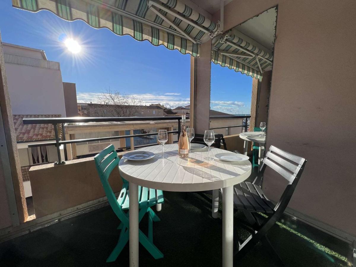 T2 Centre-Ville Avec Climatisation, Proche Plage, 4 Pers - Fr-1-701-28 Valras-Plage Esterno foto