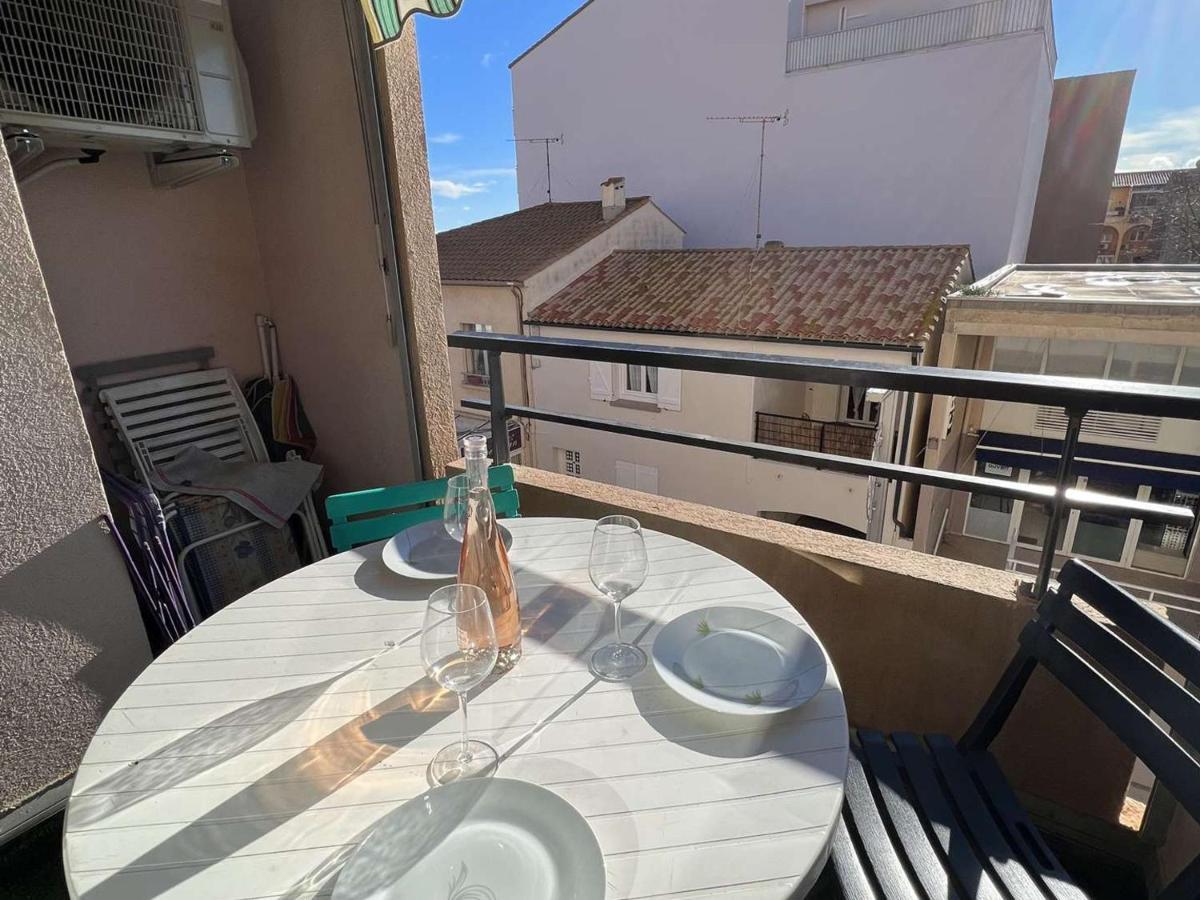 T2 Centre-Ville Avec Climatisation, Proche Plage, 4 Pers - Fr-1-701-28 Valras-Plage Esterno foto